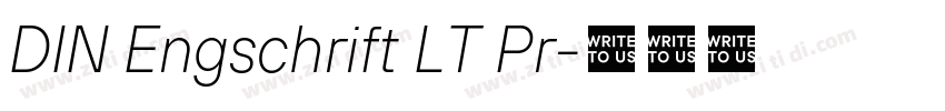 DIN Engschrift LT Pr字体转换